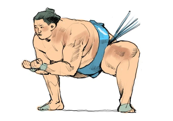 最贔屓なのに似せるの難しくて 玉鷲ちゃん… 