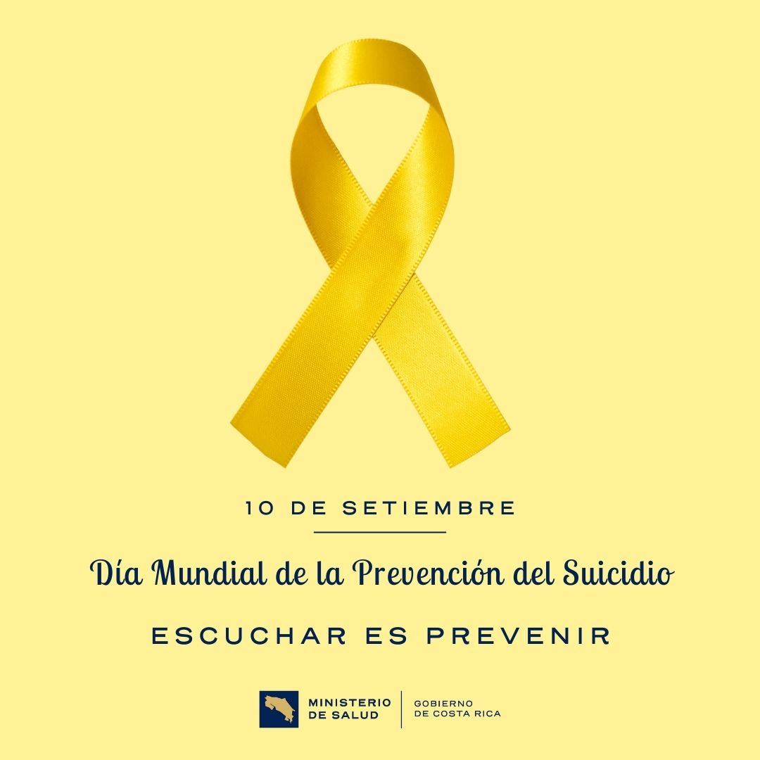 Hoy es el Día Mundial para la Prevención del Suicidio. Escuchemos y apoyemos, así se puede salvar una vida. 💛 #PrevenciónDelSuicidio
