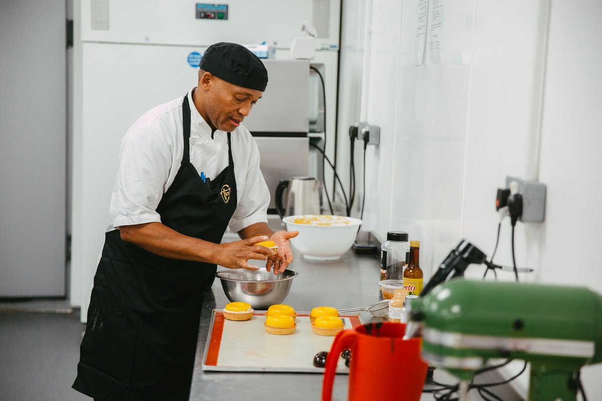 TPatisseries's tweet image. An appreciation post for our chefs 👨‍🍳

This is Francis one of our patisserie chefs, he has been a patisserie chef for 27 years trained in Kenya and further training in Japan for 2 years. 

He is currently in the process of developing a new dessert 🍰

#patisserie