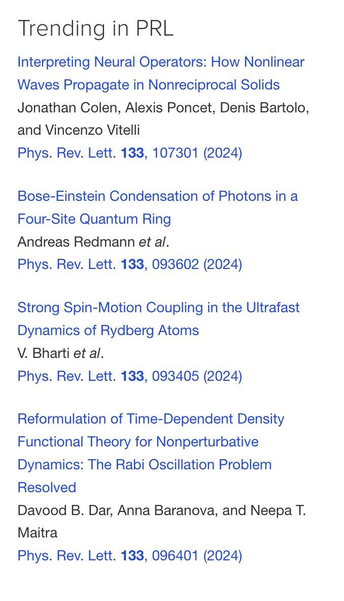 PhysRevLett's tweet photo. #PRLtrending for the week of 2024-09-09
https://t.co/V6DzxLEhIM
https://t.co/nTxCxjIOI9
https://t.co/YMNg84mPa2
https://t.co/RsqkUsmfZf https://t.co/hUrFVwN5Ex