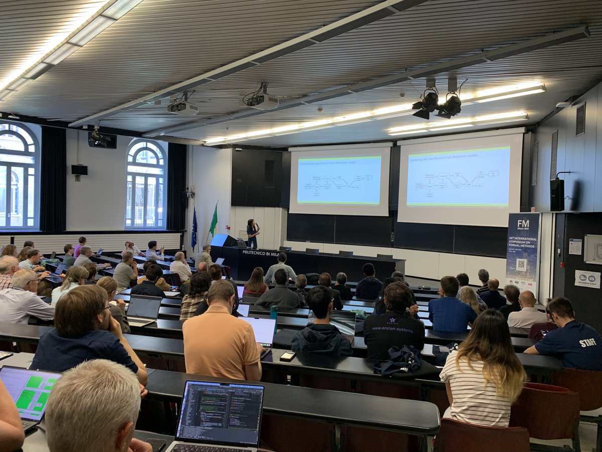 FMsymp's tweet image. Wrapping up a great first day for #FM2024! 🎉

Check out tomorrow's program and enjoy your night in Milan 💫➡️ easychair.org/smart-program/…