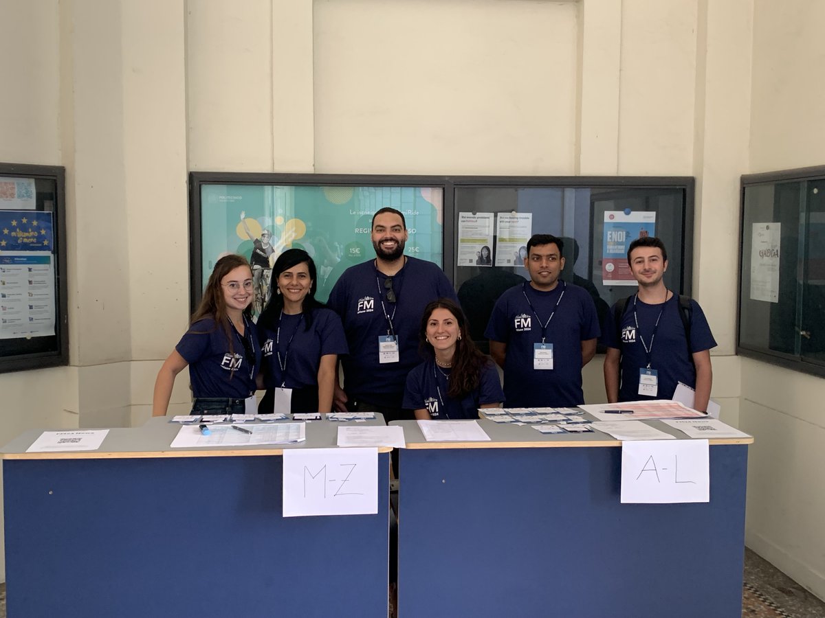 FMsymp's tweet image. Wrapping up a great first day for #FM2024! 🎉

Check out tomorrow's program and enjoy your night in Milan 💫➡️ easychair.org/smart-program/…