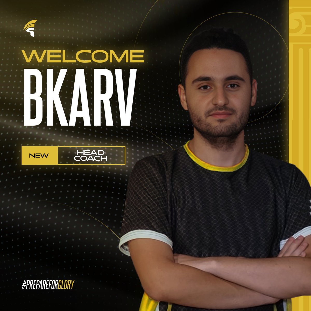 The head of the operation.
Please give a warm welcome to <a href="/LunisolarLoL/">BKarv</a>, our Head Coach for the upcoming Pro-AM!
#PrepareForGlory
#LeagueOfLegends #lol #esports #lolesports #welcome #headcoach