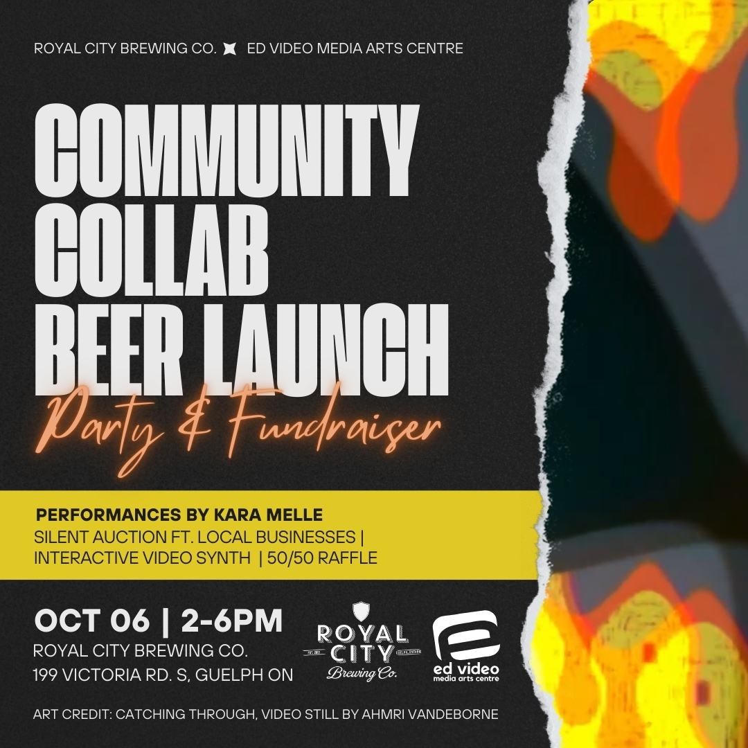 Join us on Sunday, October 6th, from 2-6 PM at Royal City Brewing Co. (199 Victoria Rd S.) for our 𝘾𝙤𝙢𝙢𝙪𝙣𝙞𝙩𝙮 𝘾𝙤𝙡𝙡𝙖𝙗 𝘽𝙚𝙚𝙧 𝙇𝙖𝙪𝙣𝙘𝙝 𝙋𝙖𝙧𝙩𝙮 &amp; 𝙁𝙪𝙣𝙙𝙧𝙖𝙞𝙨𝙚𝙧!

Every sip helps support Ed Video! See you there!