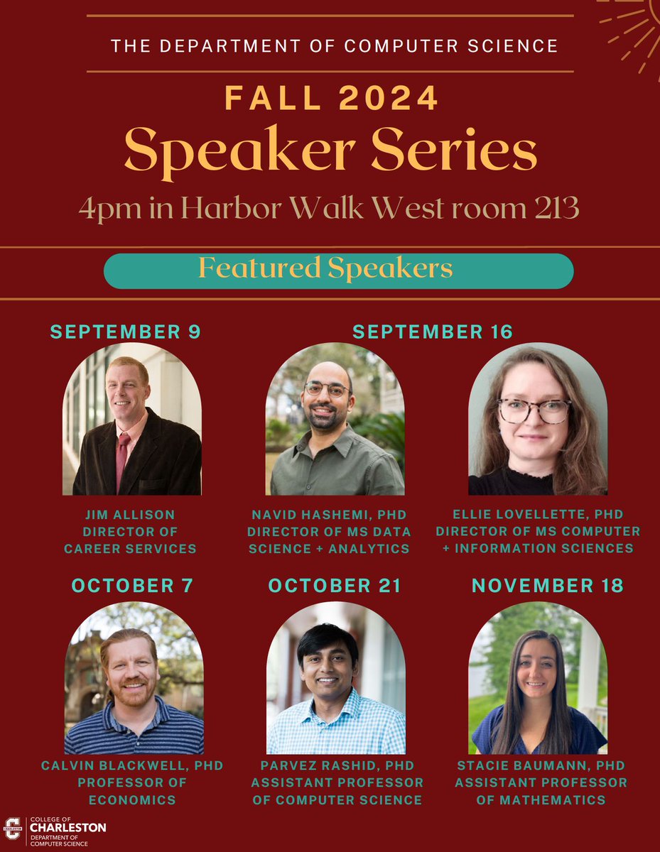 csatcofc's tweet image. Speaker Series begins today!