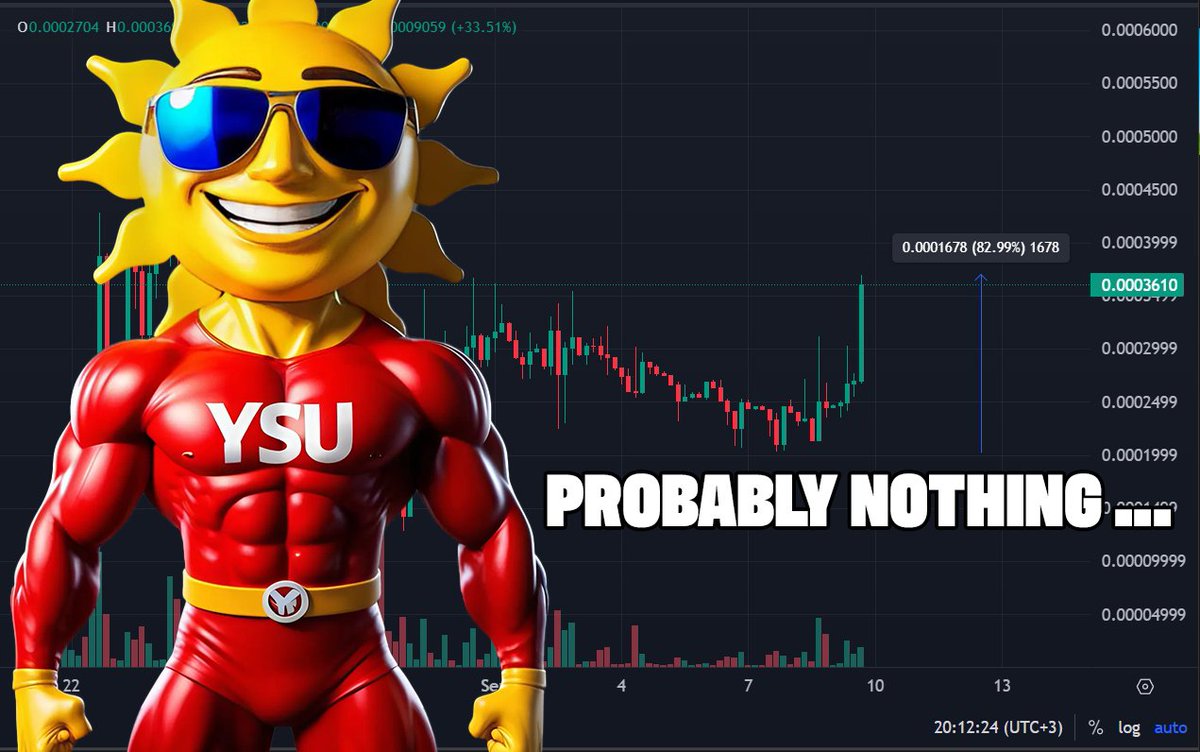 YsuYallaSun's tweet photo. Probably Nothing ....

$YSU #ToTheSun 🔥🔥 https://t.co/PktWdG8UvE
