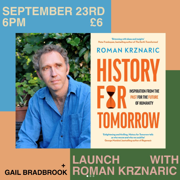 Come along to the Bristol launch of History for Tomorrow. I'll be talking @bookhaus2 with <a href="/XRebellionUK/">Extinction Rebellion UK 🌍</a> co-founder <a href="/gailbradbrook/">Gail Bradbrook</a> about what we can learn from the history of radical revolts for tackling the ecological crisis and AI risks <a href="/XRBristol/">Extinction Rebellion Bristol</a>  
bookhausbristol.com/events/#e111530