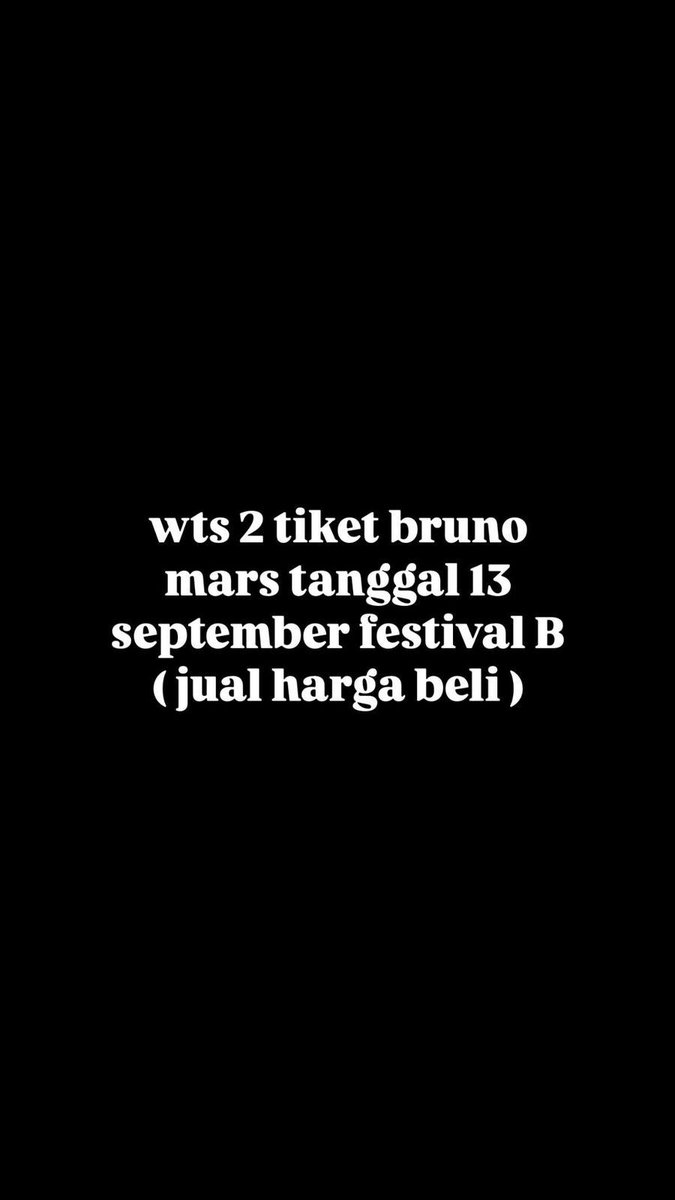 wwnababe's tweet photo. BELI PLEASE GUYS, dijual karna nabrak sm jadwal kuliah #wts #brunomarsinjakarta #zonauang https://t.co/sNLcs3klFz