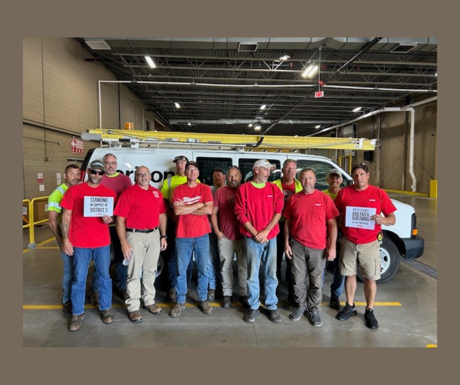 CWADistrict213's tweet photo. Local 13000 in Western PA stands with our District 3 brothers and sisters on strike at AT&amp;T Southeast! #attstrike #CWAStrong https://t.co/BrLvZzo9VB