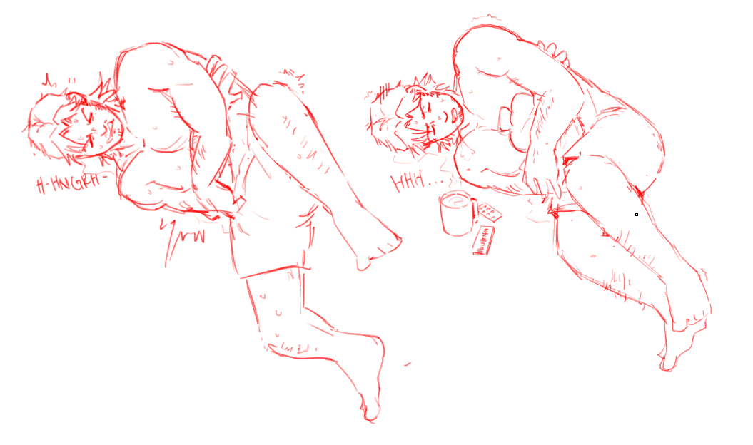 ok yk what i dont have the heart to actually draw pliskin even more hurting. Gave him a heating pad and some ibuprofen bc bro😔owie #MGS