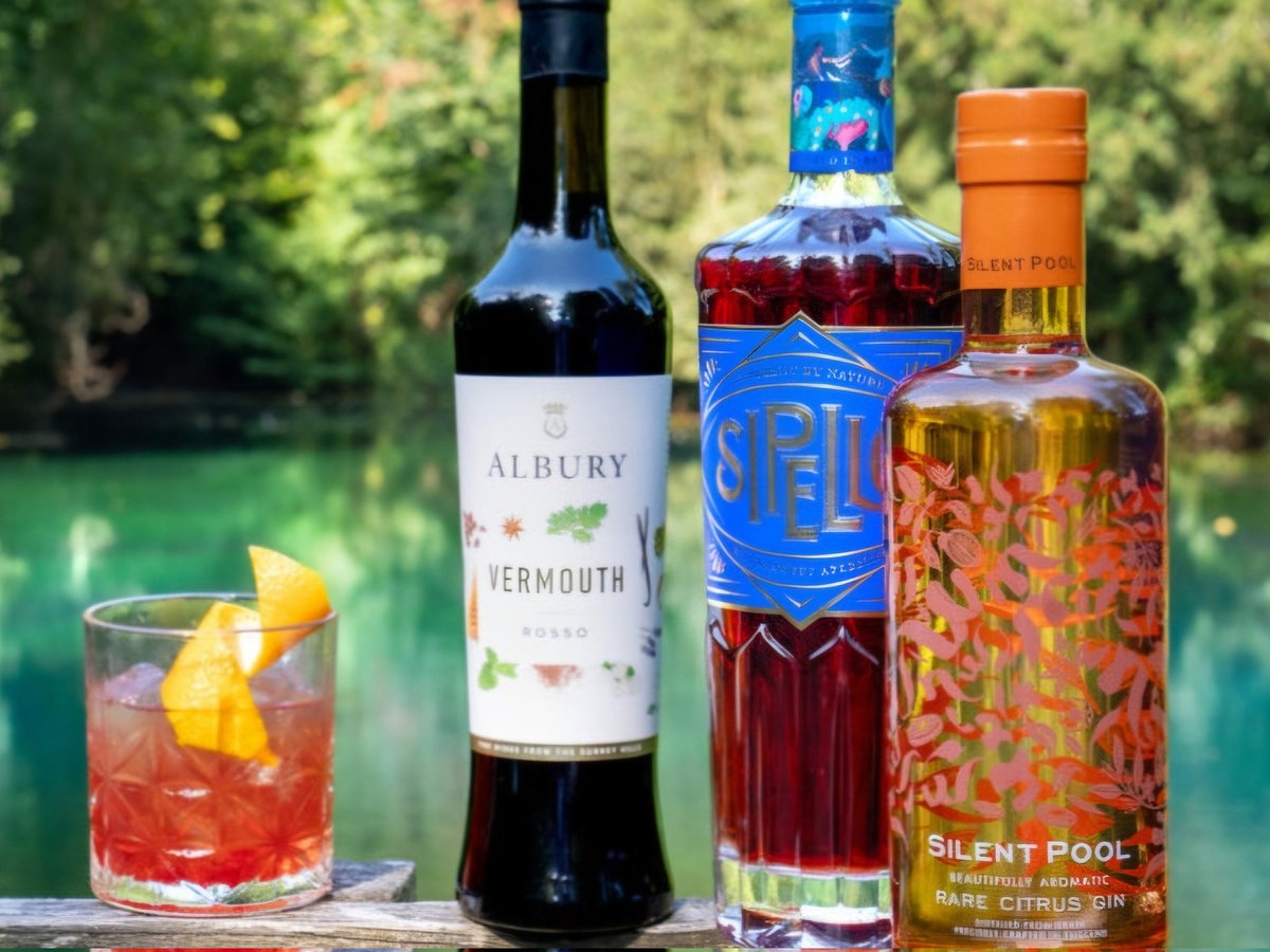Visit Surrey (@visitsurrey) on Twitter photo Have you discovered the Surrey Hills Negroni? Surrey's twist on the classic cocktail is made using <a href="/AlburyVineyard/">Albury Vineyard</a> Rosso Vermouth, <a href="/SilentPoolGin/">Silent Pool Gin</a> Rare Citrus Gin & <a href="/SipelloAperitif/">Sipello British Aperitif</a>. Just in time for #NegroniWeek, which takes place from September 16 to 22. Cheers! 🥳 Have you discovered the Surrey Hills Negroni? Surrey's twist on the classic cocktail is made using <a href="/AlburyVineyard/">Albury Vineyard</a> Rosso Vermouth, <a href="/SilentPoolGin/">Silent Pool Gin</a> Rare Citrus Gin & <a href="/SipelloAperitif/">Sipello British Aperitif</a>. Just in time for #NegroniWeek, which takes place from September 16 to 22. Cheers! 🥳
