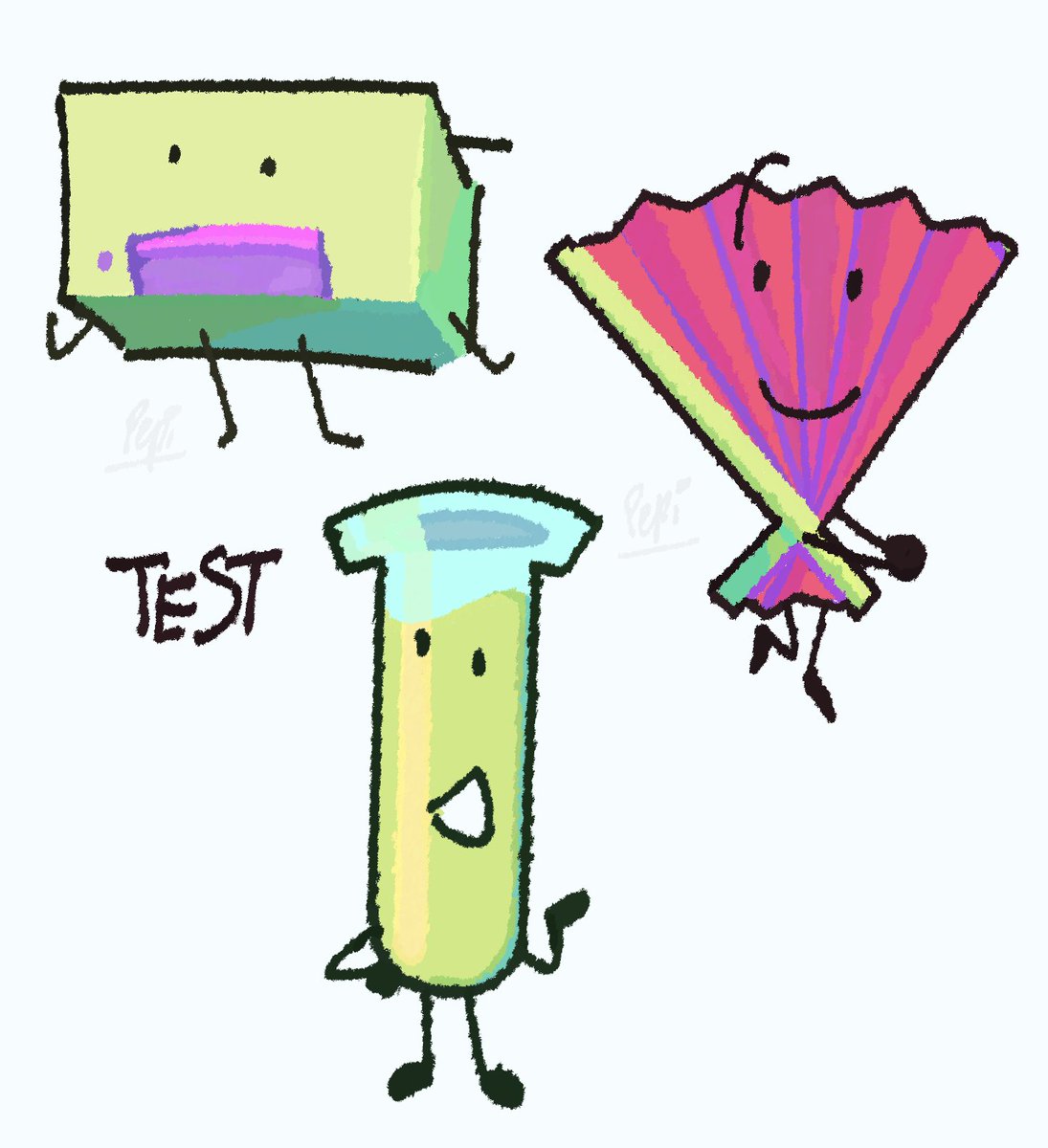 Pepper_Pepi's tweet photo. testing a brush and a style!
feels so wrong using 'Saturated' colours pls #inanimateinsanity #titletext https://t.co/GpoKqYSdIn