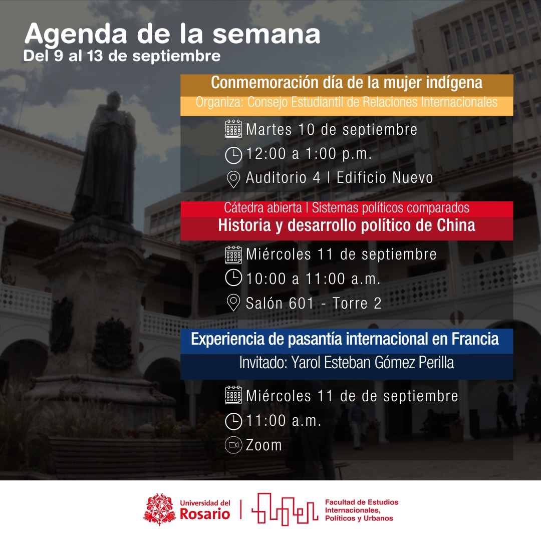 🗓️¿Ya conoces las actividades de esta semana en nuestra facultad?

Inscríbete aquí 👉linktr.ee/PoliticaUr