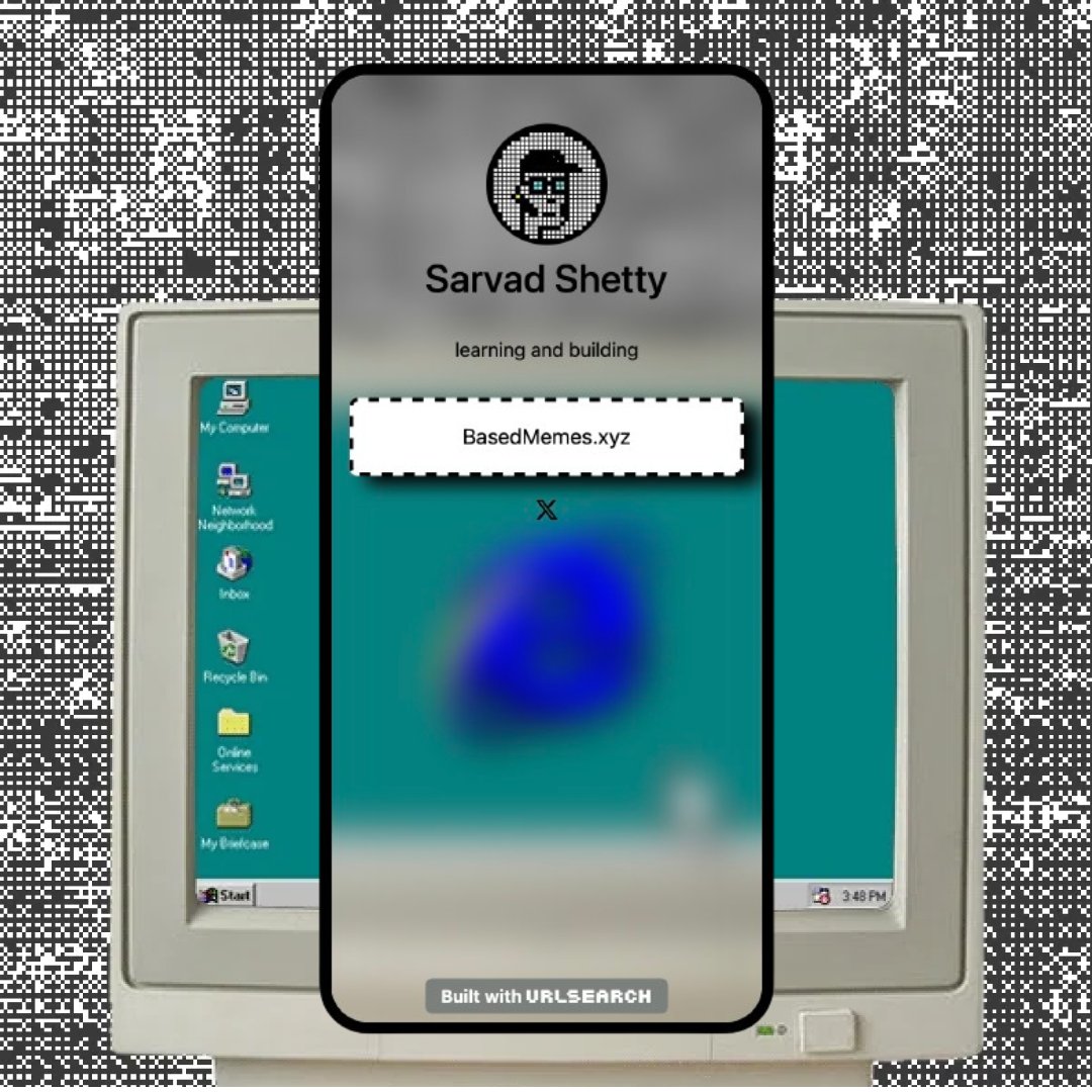 gordondecraft's tweet image. @serverConnectd just joined urlsear.ch with style