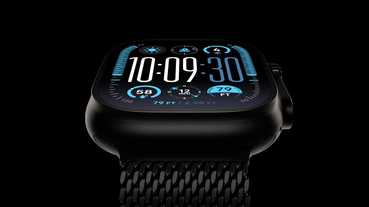 theapplehub's tweet photo. Apple Watch Ultra 2 is now available in a Satin Black color! #AppleEvent https://t.co/Vms1YKh0iu