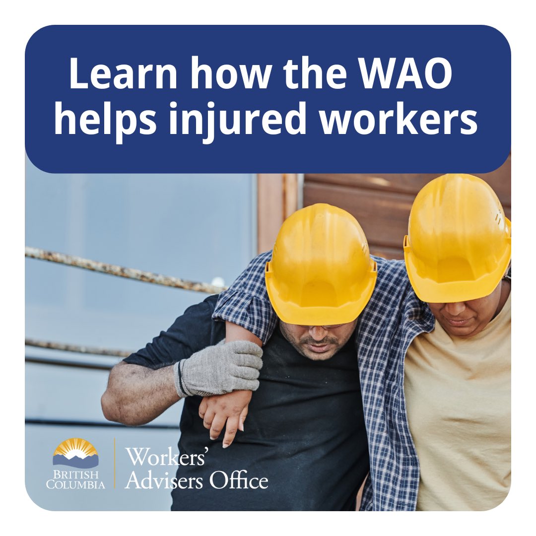 ATTN: Workers &amp; workers’ reps: the Workers’ Advisers Office has free virtual training sessions this fall about BC’s Workers’ Compensation system. For more info or to register: Workers’ Compensation Advocacy Training - Province of British Columbia www2.gov.bc.ca/gov/content/em…