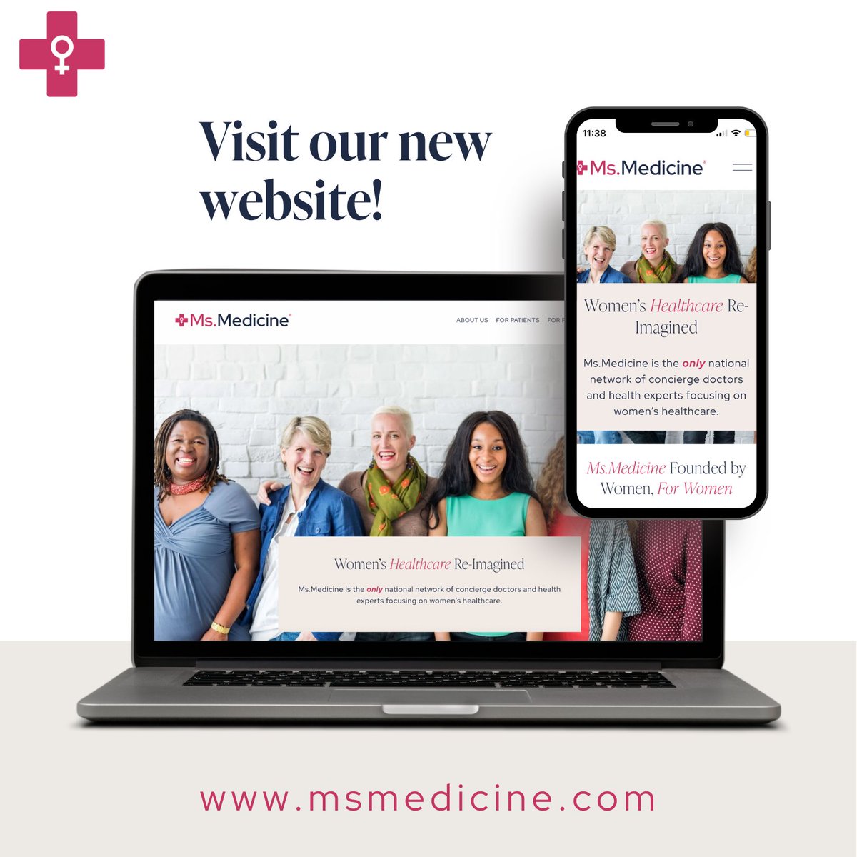 Discover Our New Website: Leading the Charge in Women's Health  💻⁠

Explore our newly launched website, featuring an enhanced user experience; our website serves as a comprehensive resource for everything Ms.Medicine has to offer. 

msmedicine.com
