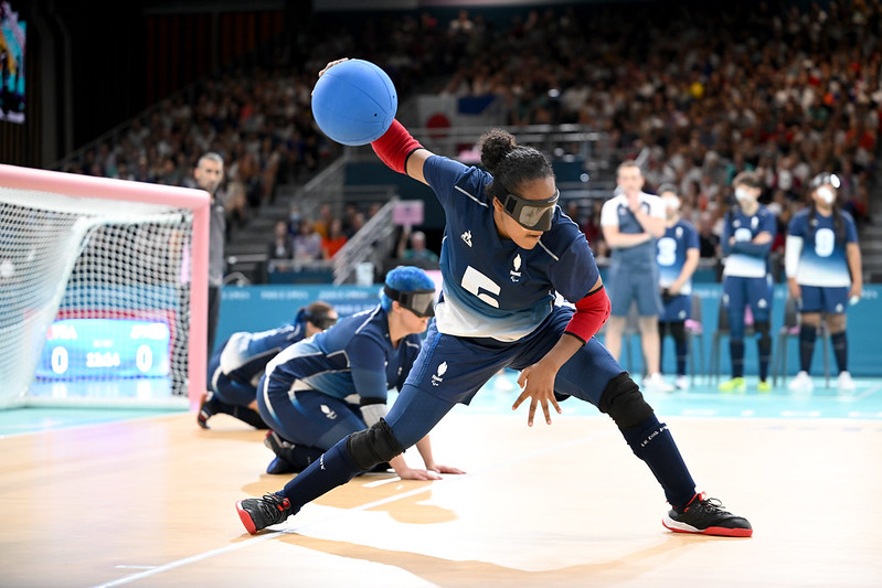handimapfr's tweet photo. Encore méconnu, le goalball compte sur l’effet jeux Paralympiques pour séduire un plus large public https://t.co/uOFbrJLCUs https://t.co/XdGxW1z4FS