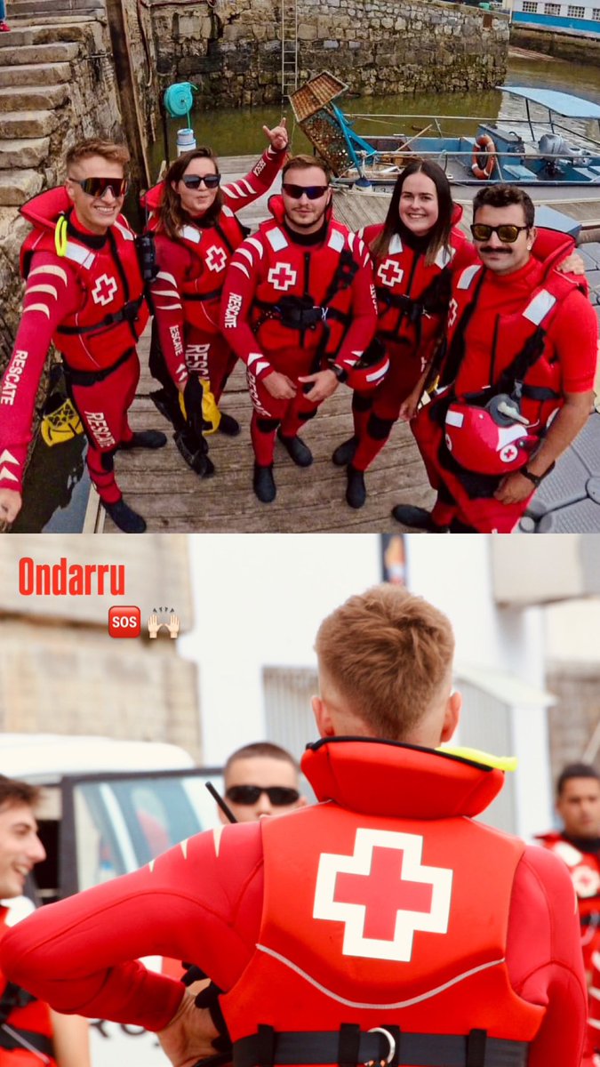 Antzarratako segurtasun estaldura zerbitzuen parte hartzen.

Participando en el servicio preventivo de Gansos.

Team <a href="/CruzRojaBizkaia/">Cruz Roja en Bizkaia - Bizkaiko Gurutze Gorria</a> 🆘 🙌🏻
#Antzarrak #volunteering #RedCross #ready #SAR #lifeguards #Lekeitio