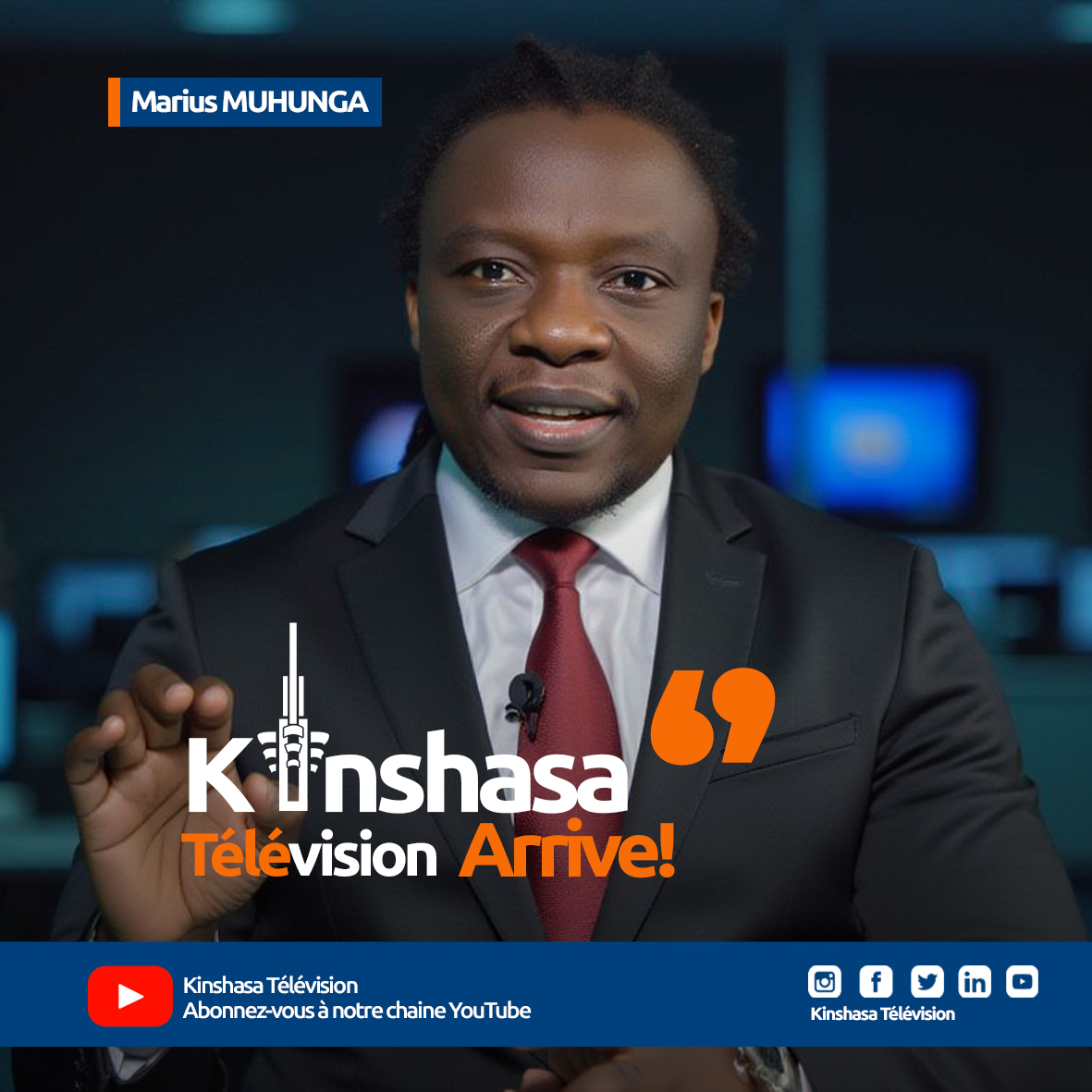 Kinshasa Télévision arrive !!!

"Préparez-vous à découvrir des émissions captivantes et des programmes éducatifs pertinents."

👉 Abonnez-vous à la chaîne YouTube "Kinshasa Télévision" pour en savoir plus ! 🎬

Voici le lien de notre chaîne YouTube : cutt.ly/TeEy4NUE