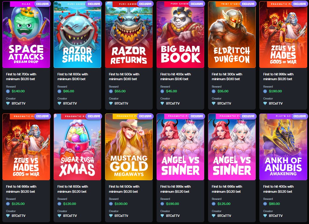BtcsTv's tweet photo. 50+ NEW Challenges just went live on @shufflecom 
125 Total uncompleted

Be instantly rewarded for completing challenges & take part in a $10,000 challenge completion prize pool (Top 10) 
use "btcs"

Reply with your Shuffle names for a $25 Tip to get you started! $SHFL