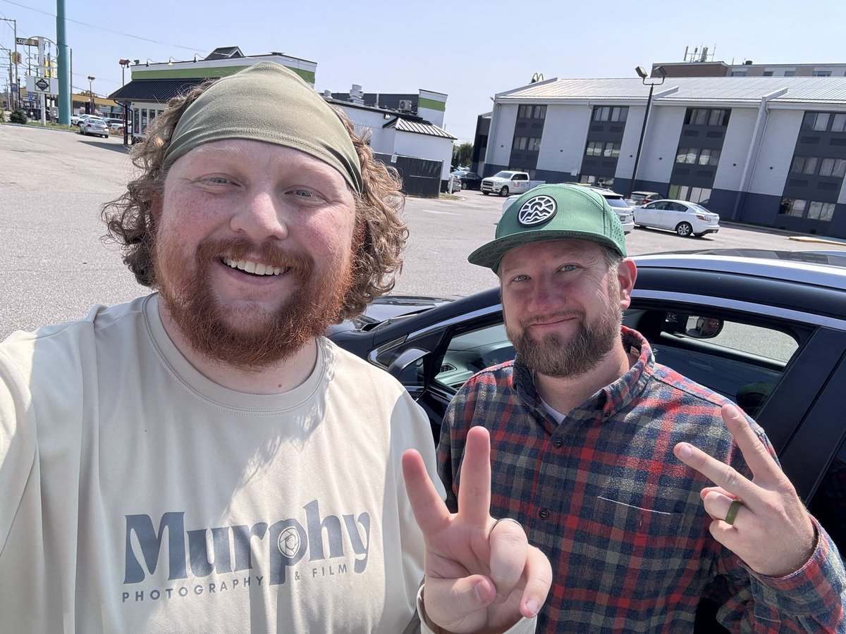 PullFocusPod's tweet image. Episode 18 wrapped up! ✅

We almost forgot to get a selfie! 😅

Had a great morning chatting with Lost Trail Studio in the studio today! Episode will be available by the end of the week on Apple, Spotify and YouTube! 

#NeverStopCreating