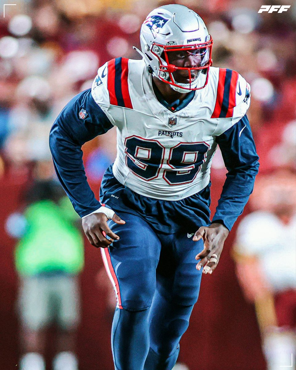 The highest-graded Patriots in Week 1 vs the Bengals:

🥇 Keion White - 90.3
🥈 Jonathan Jones - 86.1
🥉 Marcus Jones - 80.2
🏅 Jahlani Tavai - 78.7
🏅 Rhamondre Stevenson - 75.4