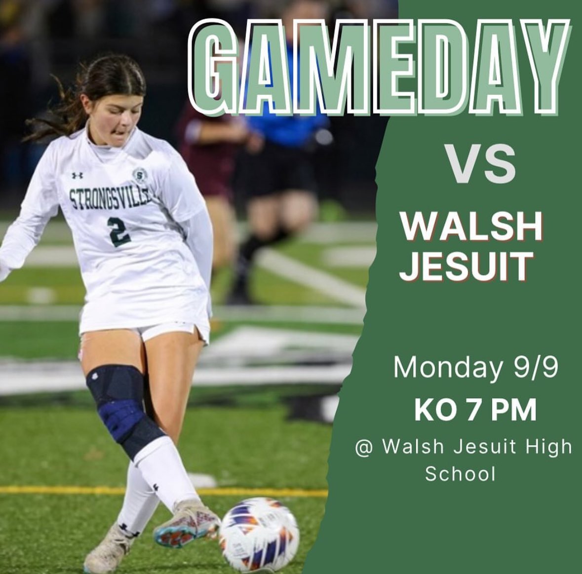 ‼️GAMEDAY‼️

Huge gameday for your Lady Mustangs!! Come out to support and WEAR BLACK

Theme: Blackout
🗓️ 9/9
🕐 7 PM
📍Walsh Jesuit High School