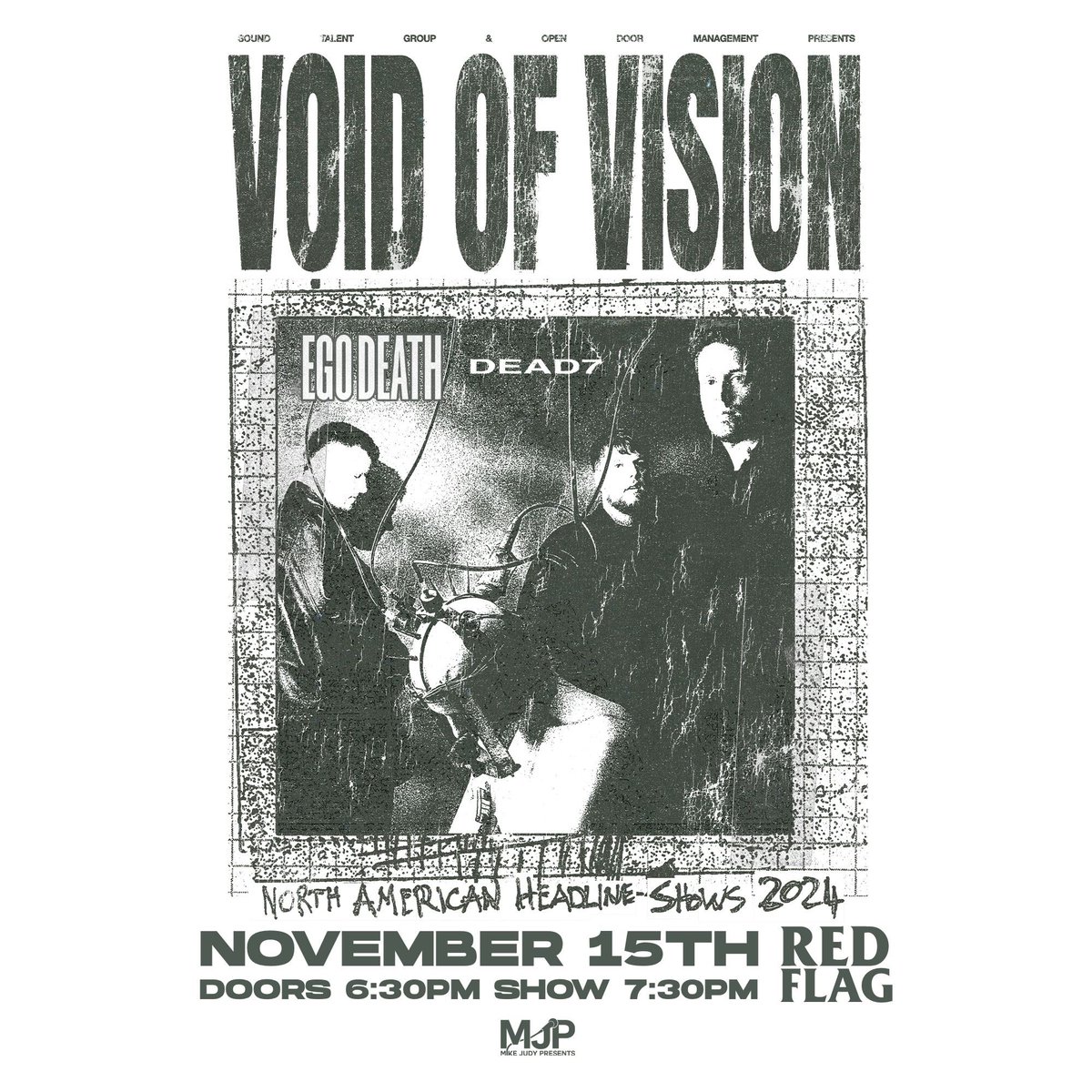 Opening for <a href="/voidofvision/">VOID OF VISION</a> &amp; <a href="/dead7sound/">dead7</a> on 11.15 at Red Flag in St. Louis, MO.  Tickets are on sale NOW.