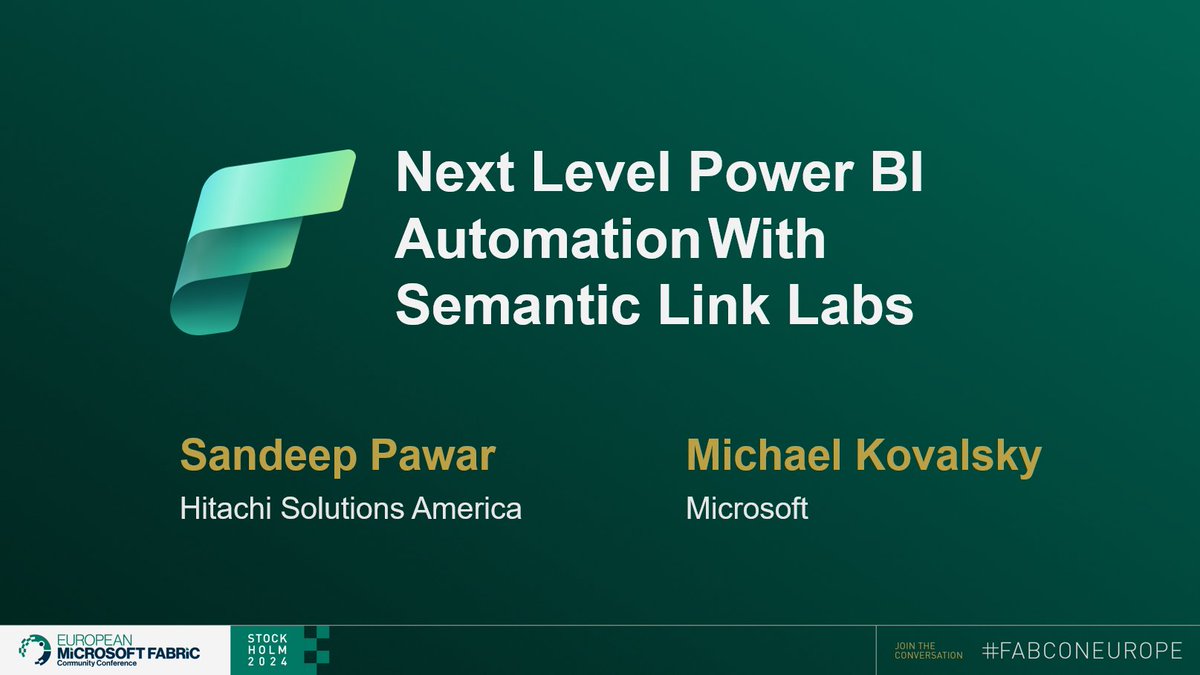 #SemanticLink @ #FabConEU .... looking forward to it.