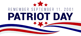 Students and staff are encouraged to wear red, white, and blue on Wednesday in remembrance of September 11, 2001.