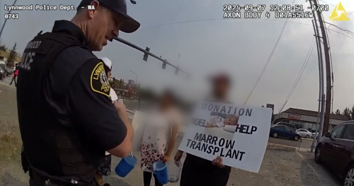 LynnwoodPD's tweet image. (THREAD)
Please use caution when donating. Make sure you've fully vetted the charity and only donate to reputable ones.
On September 7, 2024 around noon, officers responded to a call on 196th and 44th about a possible scam. The caller stated that several subjects were walking