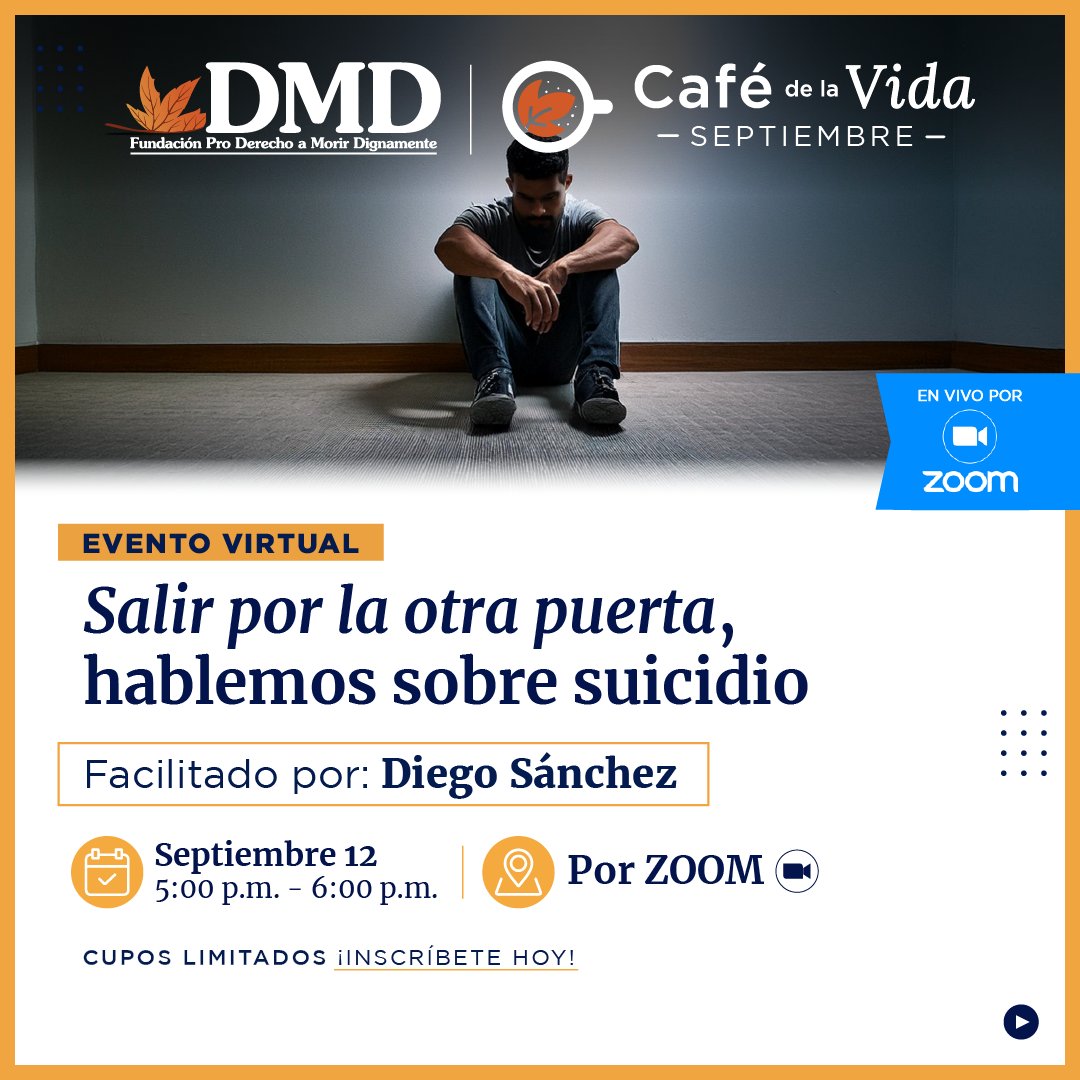 Sabemos que hay una conversación seria sobre el suicidio, por ello, te invitamos con Diego Sánchez Fandiño, psicólogo clínico y coordinador de afiliaciones en la Fundación DMD, para entender un poco qué hay detrás de estas decisiones 🍁
#CaféDeLaVida #DMD #Fundaciondmd