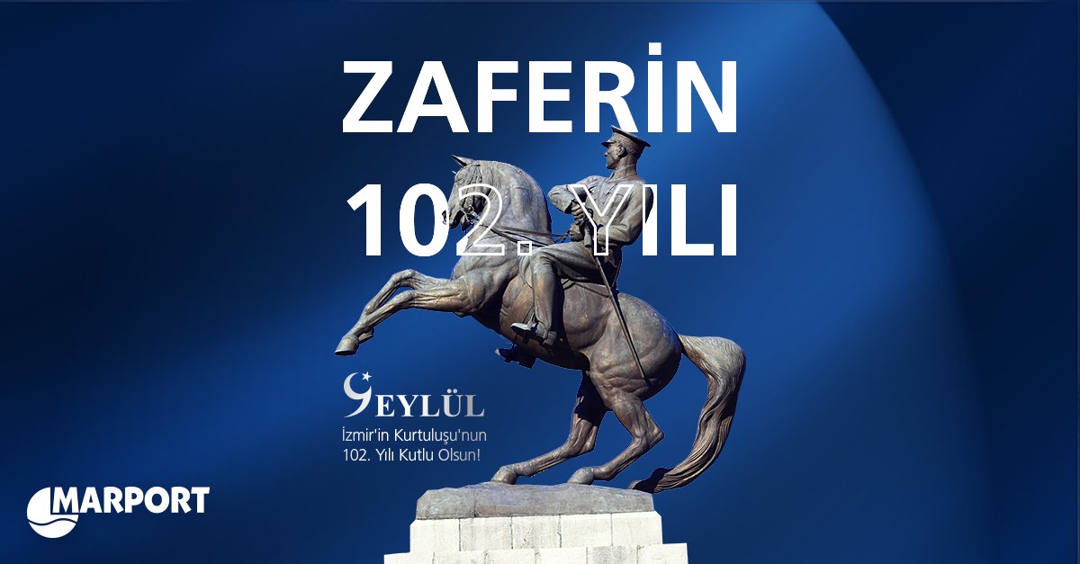 9 Eylül İzmir’in Kurtuluşu’nun 102. Yıl Dönümünde Tüm Gazi ve Şehitlerimizi Minnetle Anıyoruz.