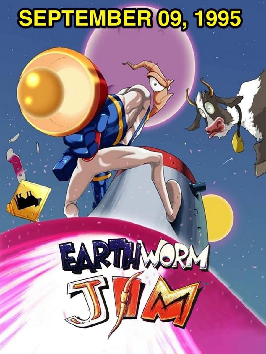 hasbr0mniverse's tweet image. Tooniversary Month! This day Earthworm Jim was released #EarthwormJim
