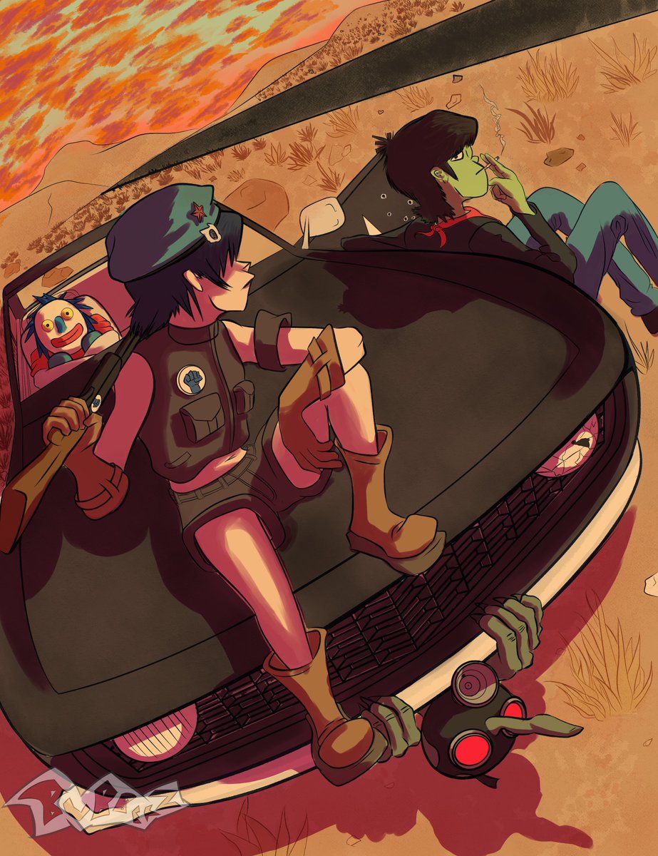 BubberscotcheZ's tweet photo. #Gorillazfanart #gorillaz https://t.co/GHo38nE4JZ