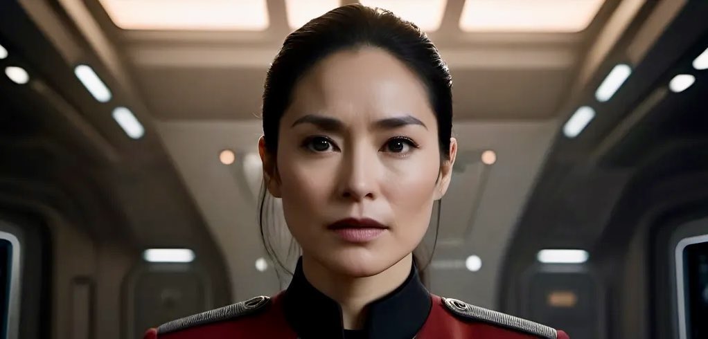 ussrenegade's tweet image. USS Renegade • Intrepid Class Starship • Starfleet Registry NCC-72552

• 2372: NAOMI MINAMOTO is promoted to Captain and given command of the USS RENEGADE and arrives to oversee final construction. 

#ussrenegade #intrepidclass #startrek