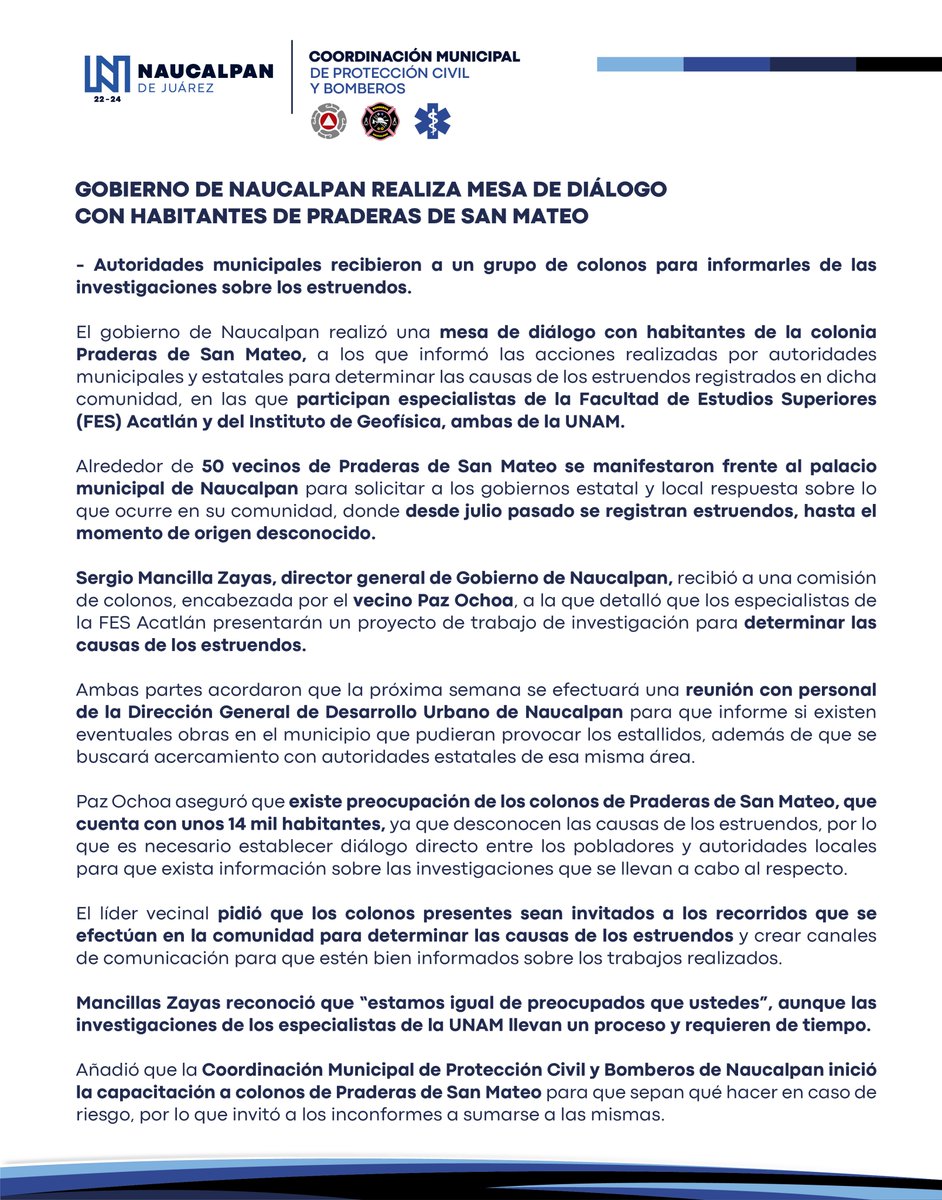 Ciudad Naucalpan / Gobierno Municipal 2025-2027. tweet media