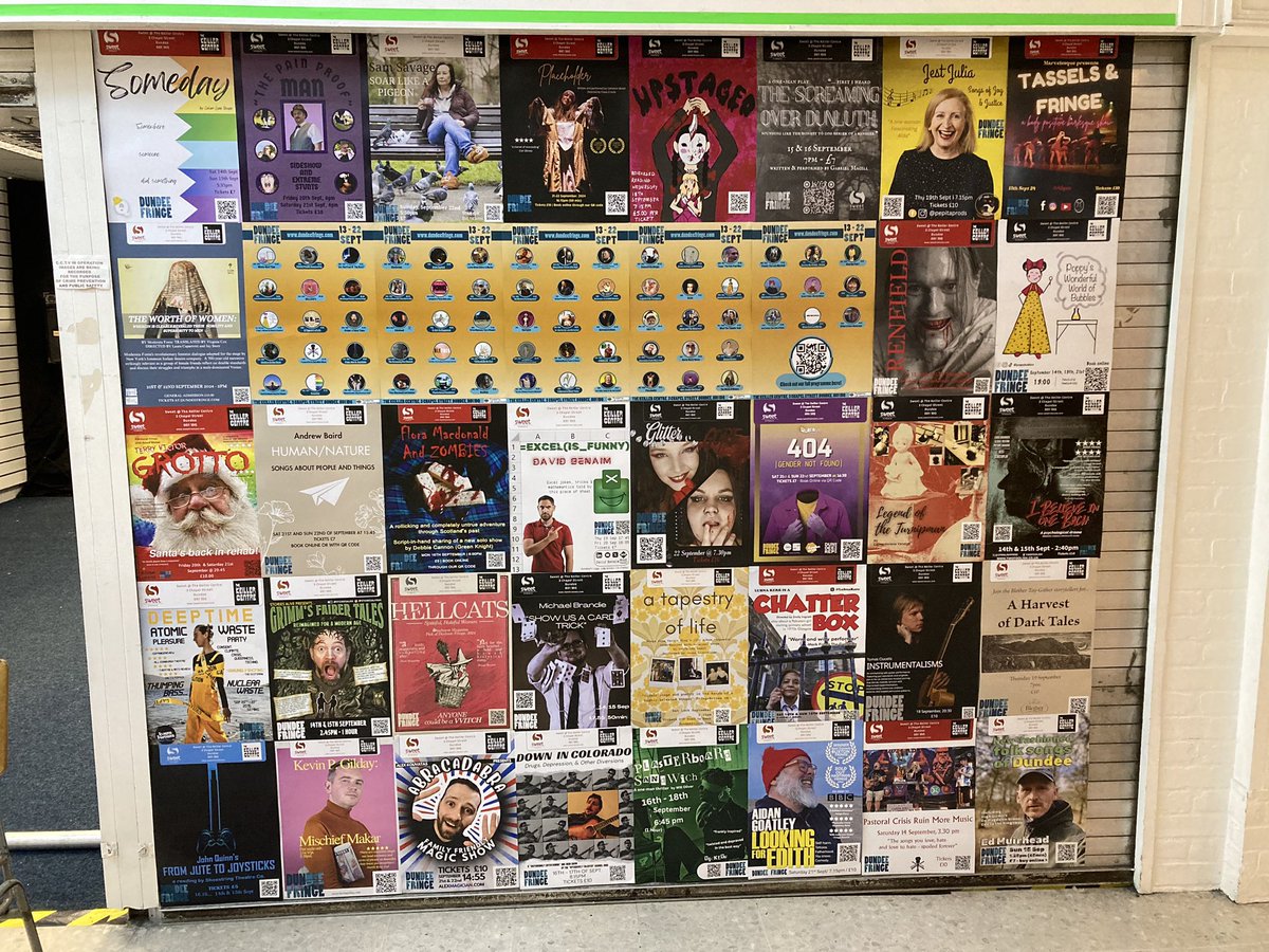 Day one of the build at <a href="/dundeefringe/">dundeefringe</a>!!! We open this Friday 💕 💕 💕 

Walk ups welcome! Or Grab your Tix at dundeefringe.com 🙌 

Venue is at the Keiller Center 💕 

#lovedundee #whatsondundee #dundeecity #dundeeandproud #dundeeculture #creativedundee