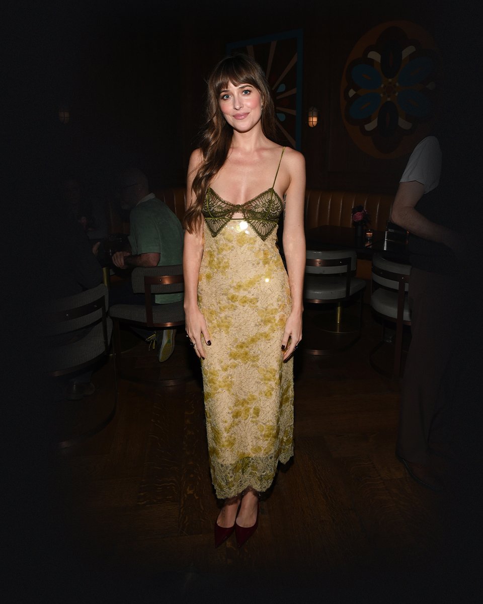 gucci's tweet image. In #Gucci, #DakotaJohnson and @Lupita_Nyongo are photographed at special events during #TIFF24. @TIFF_NET #LupitaNyongo