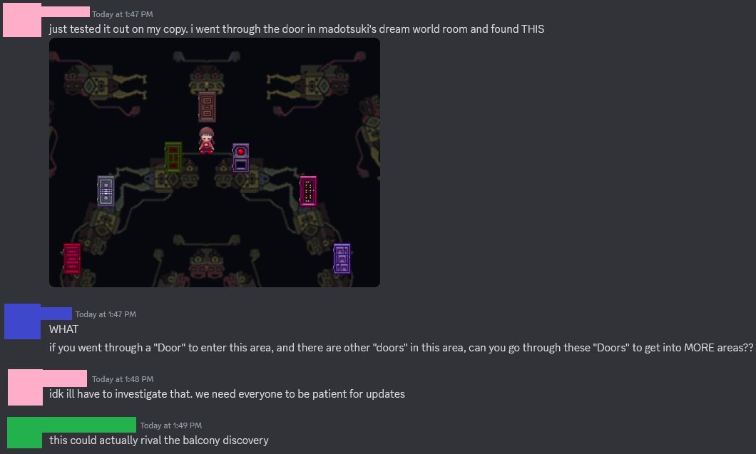 Obscure Yume Nikki Facts tweet media