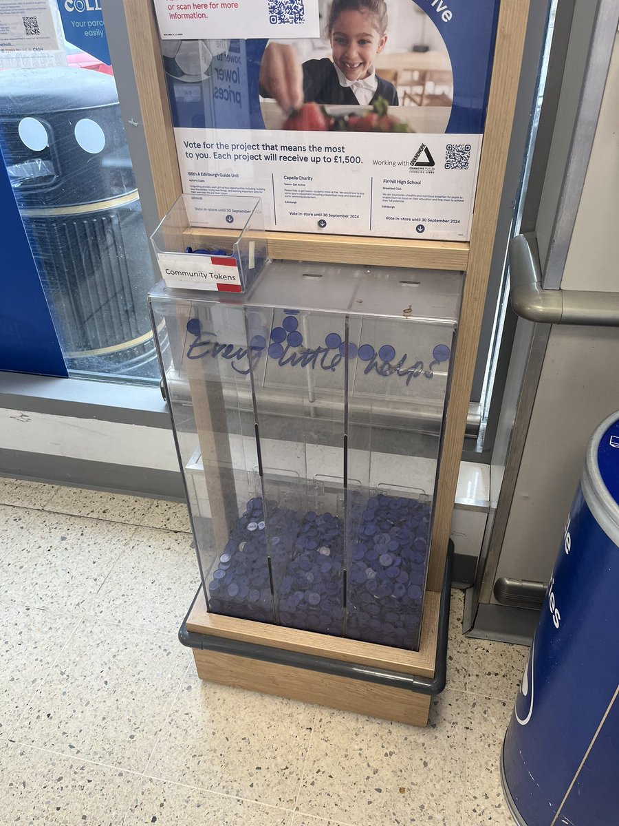 If you are near Oxgangs Tesco or Craiglockhart Tesco metro - please vote for our breakfast club ! 💙💙