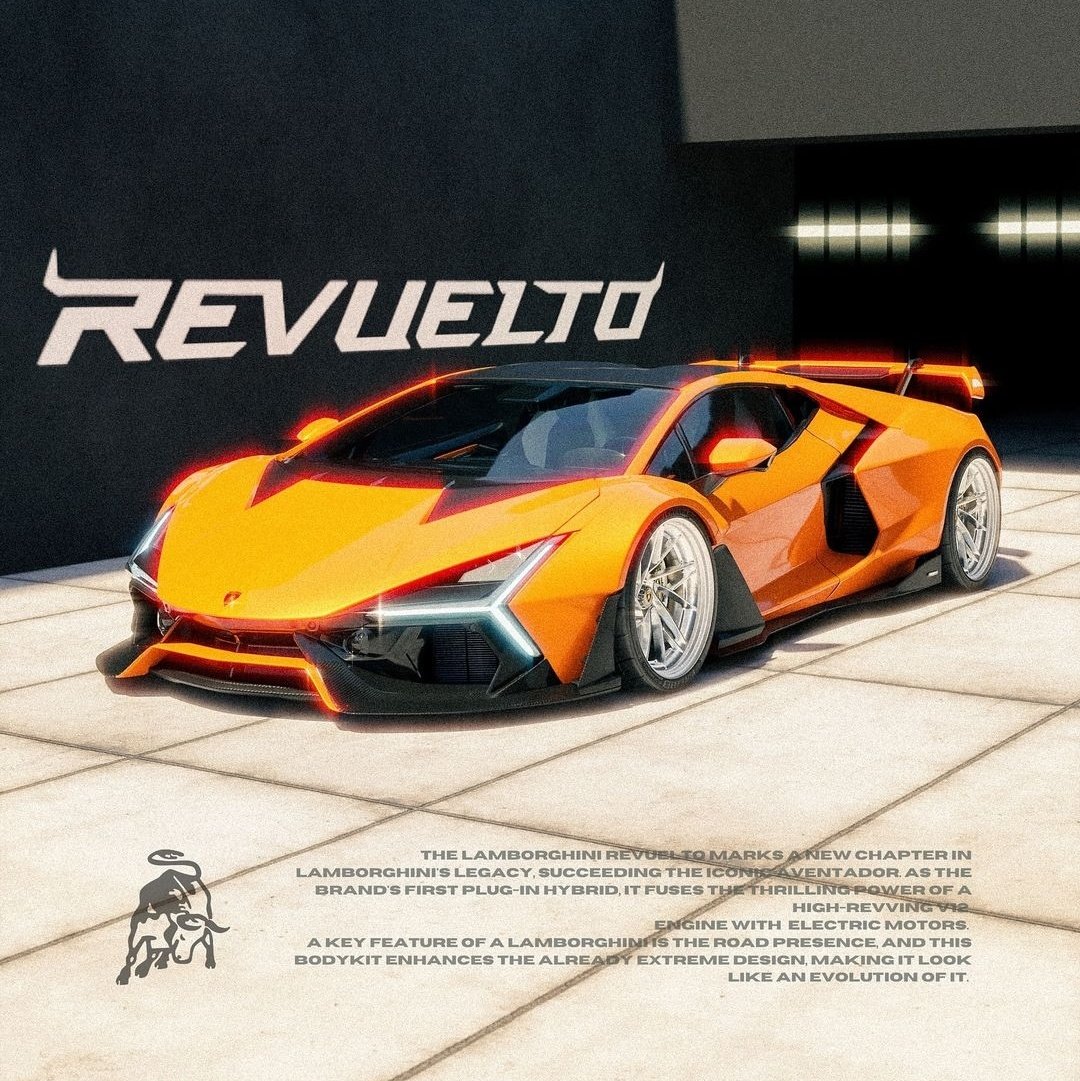 DailyLamboTM's tweet photo. Lamborghini Revuelto Bodykit Design https://t.co/iGH70g16IO