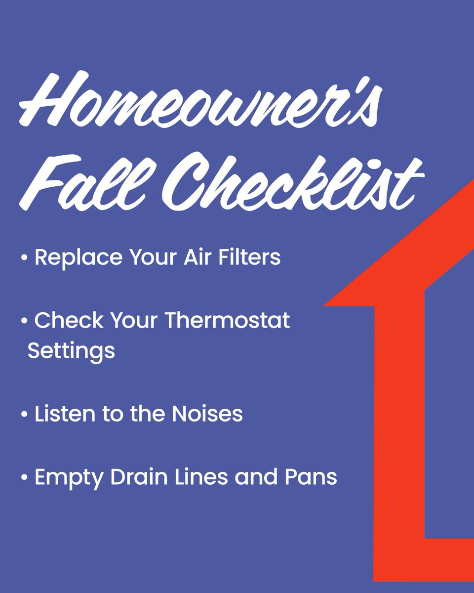 BurnsideHVAC's tweet photo. Fall is just around the corner! Prepare your home for the *slightly* cooler weather here in Texas! 

#Burnside #BurnsideAC #AirConditioning #Heating #McKinney #CollinCounty #HVAC #IndoorAirQuality #DFW https://t.co/mJvr4rMCMa