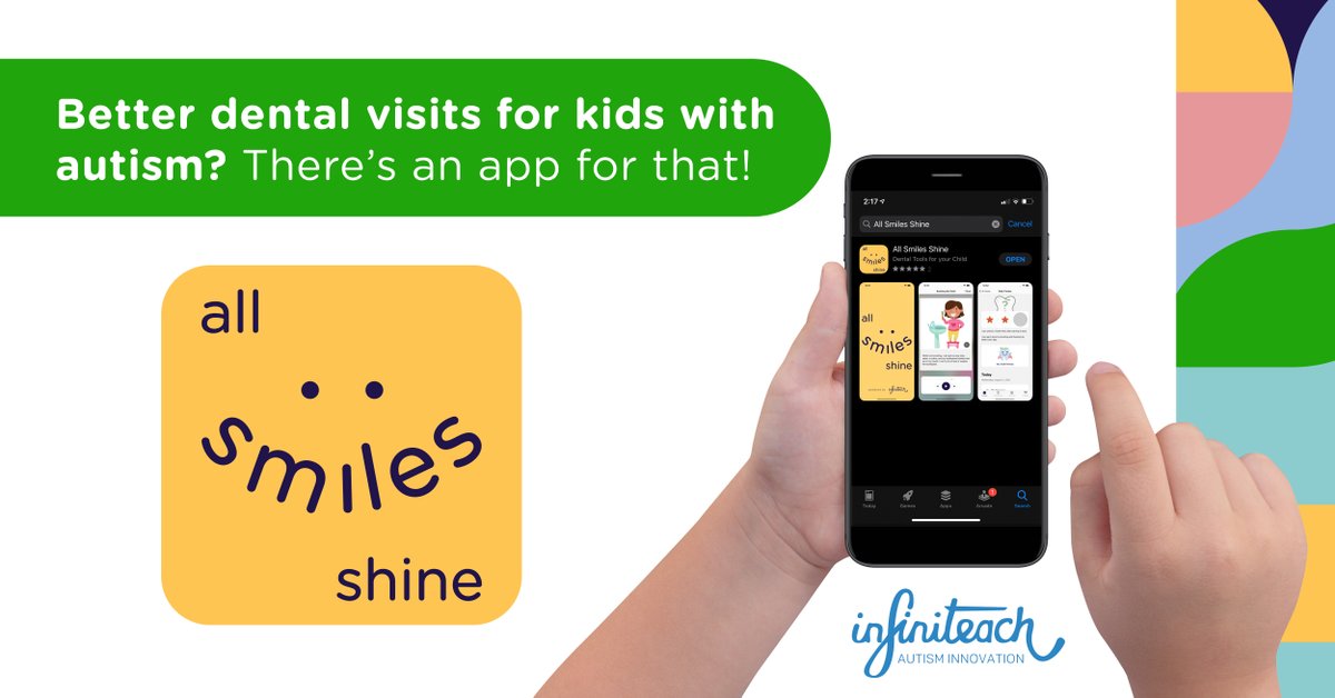 Make #DentalCare easier! Designed for children with #Autism, the All Smiles Shine app is FREE and can help kids learn about oral health, practice preventative care and prepare for the dentist. Download on Google Play or the Apple App Store. hubs.la/Q02NSpgZ0