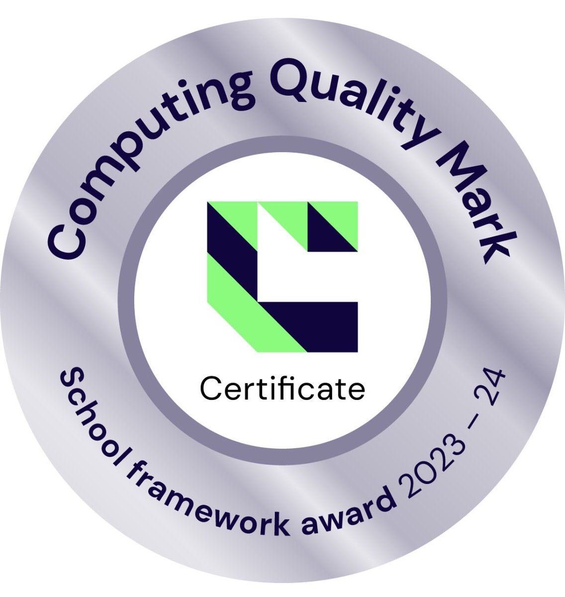 MaricourtCHS's tweet image. We’re proud to receive the Computing Quality Mark! Awarded by the National Centre for Computing Education recognising our great computing education across the school. @wearecomputing #computingqualityframework #compqf
