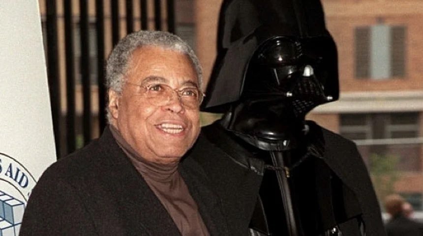 He was an engaging and gifted actor.

But I think, without exaggeration, there may be no cinematic voice more INSTANTLY and more RECOGNIZABLY linked to a character than that of James Earl Jones’s and Darth Vader.  Ever.

#RIPJamesEarlJones
