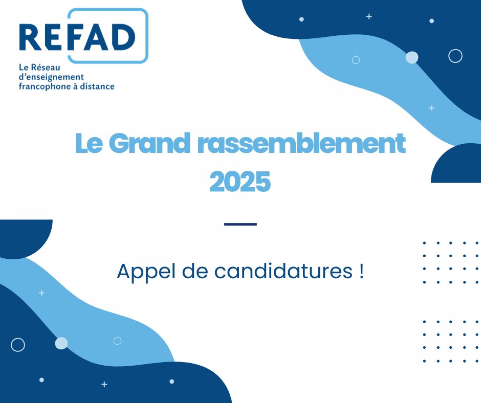 👀 Nous recherchons un lieu pour accueillir le Grand rassemblement qui se qui se tiendra en automne 2025. 👀

Souhaitez-vous nous accompagner dans cette aventure ?

Soumettez votre candidature en remplissant le formulaire suivant avant le 15 octobre 2024.
forms.office.com/r/up1jey1VfL