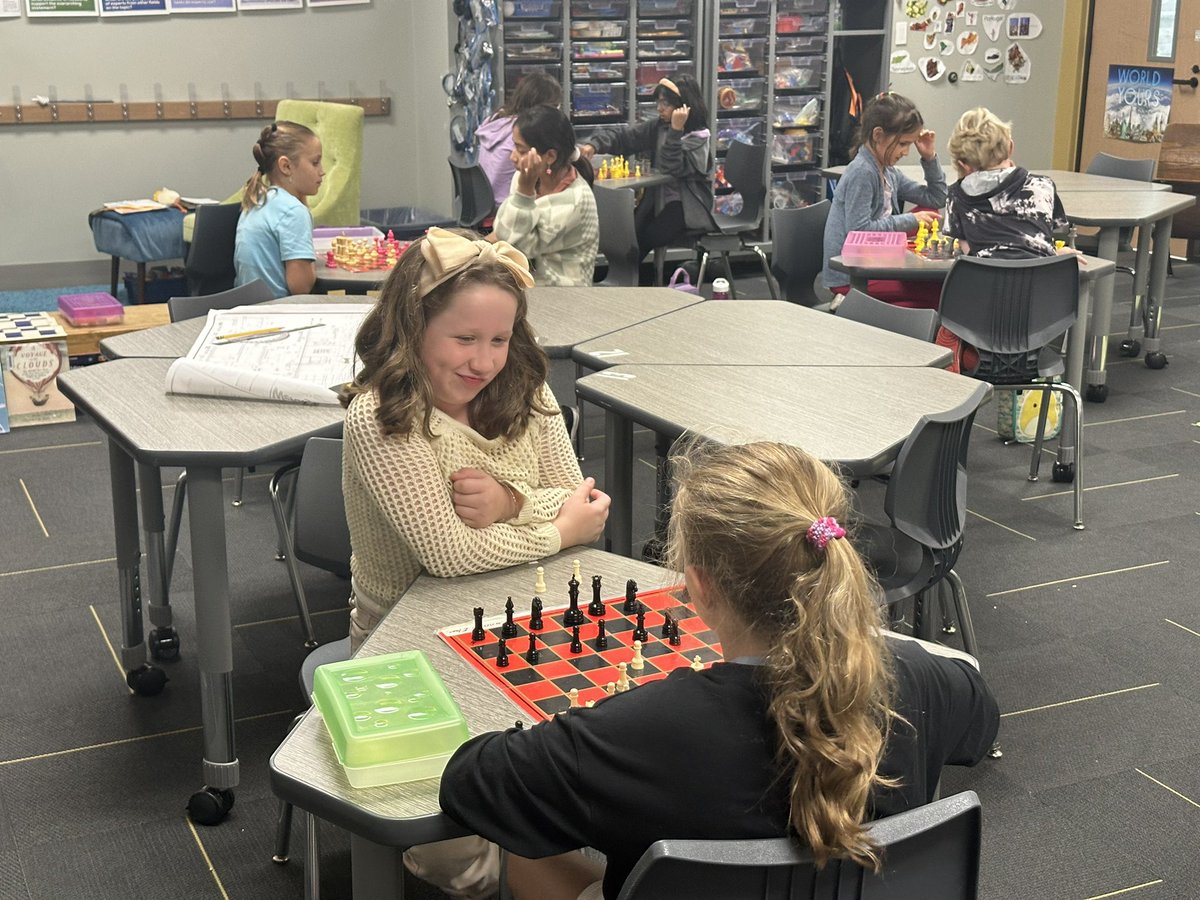 CHESS! makes for beautiful recess inside <a href="/canSTEM/">Cannon Cubs</a> <a href="/gcisd/">Grapevine-Colleyville ISD</a>