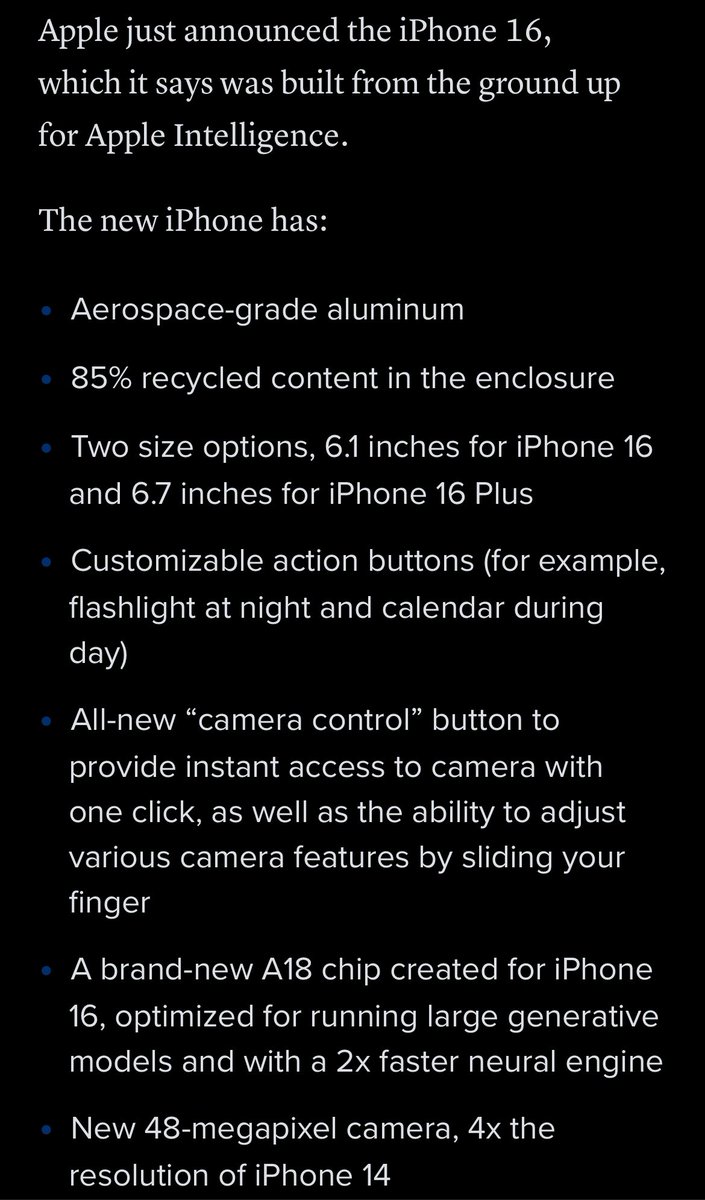 Apple iPhone 16